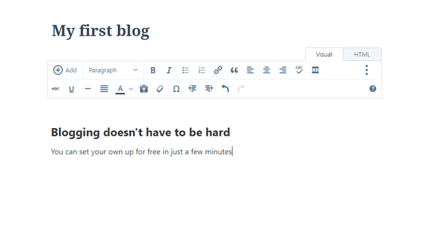 Free blog step 6